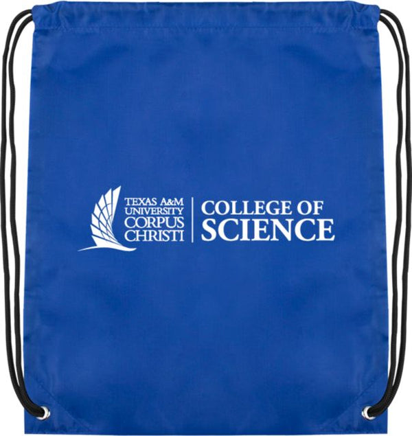 Texas A&M Corpus Christi Drawstring Backpack TAMU-CC College of Science - ONLINE ONLY